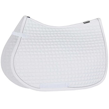 ESKADRON SADDLE PAD COTTON SILVER CORD ALLROUND