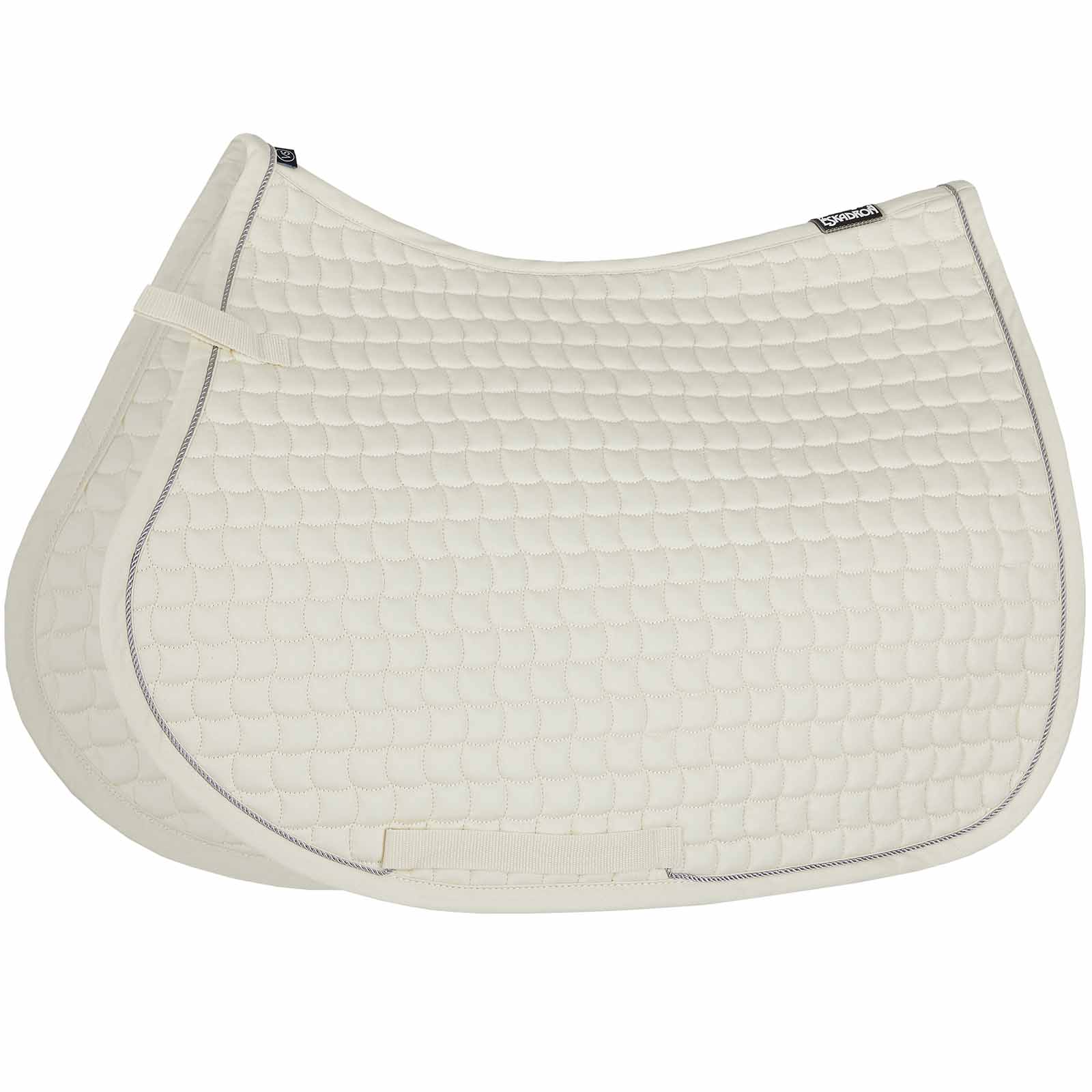 ESKADRON SADDLE PAD COTTON SILVER CORD ALLROUND - 3