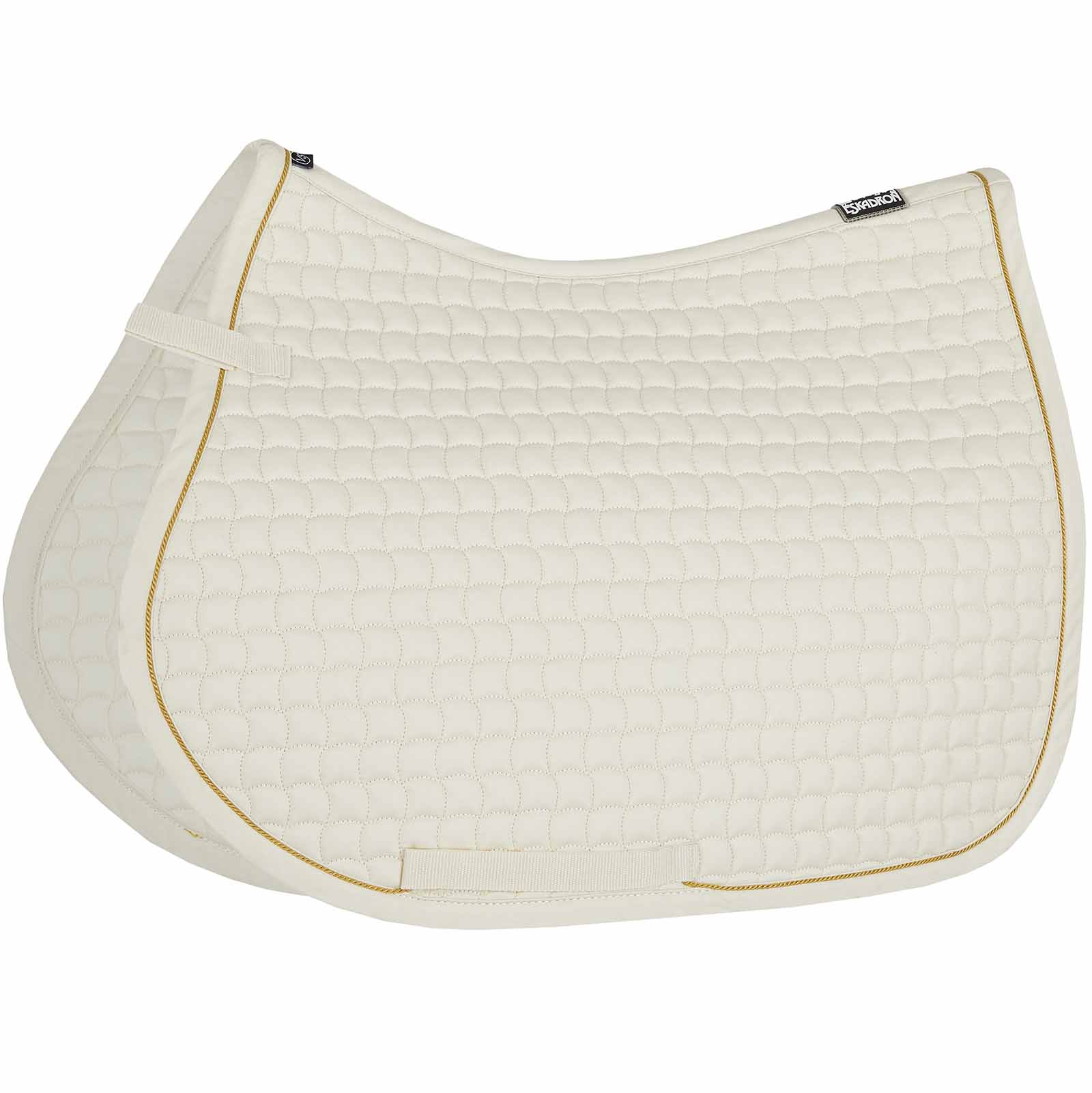 ESKADRON SADDLE PAD COTTON GOLD CORD ALLROUND - 4