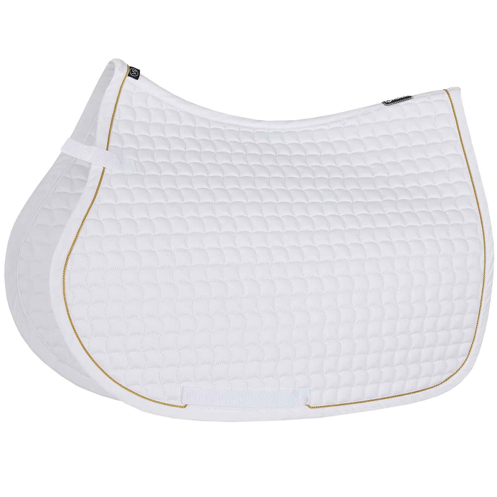 ESKADRON SADDLE PAD COTTON GOLD CORD ALLROUND - 3