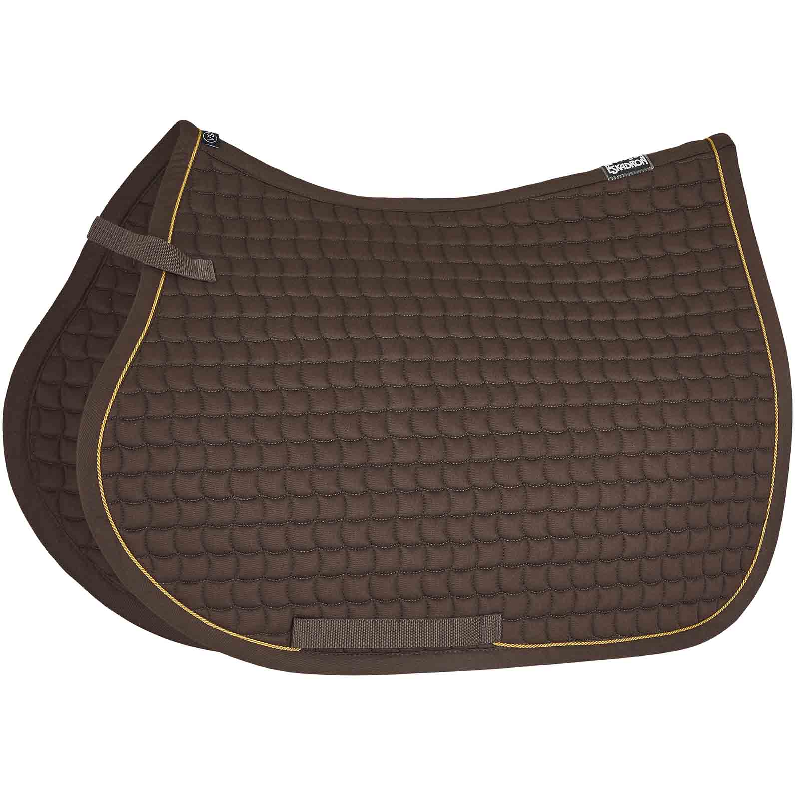 ESKADRON SADDLE PAD COTTON GOLD CORD ALLROUND - 5