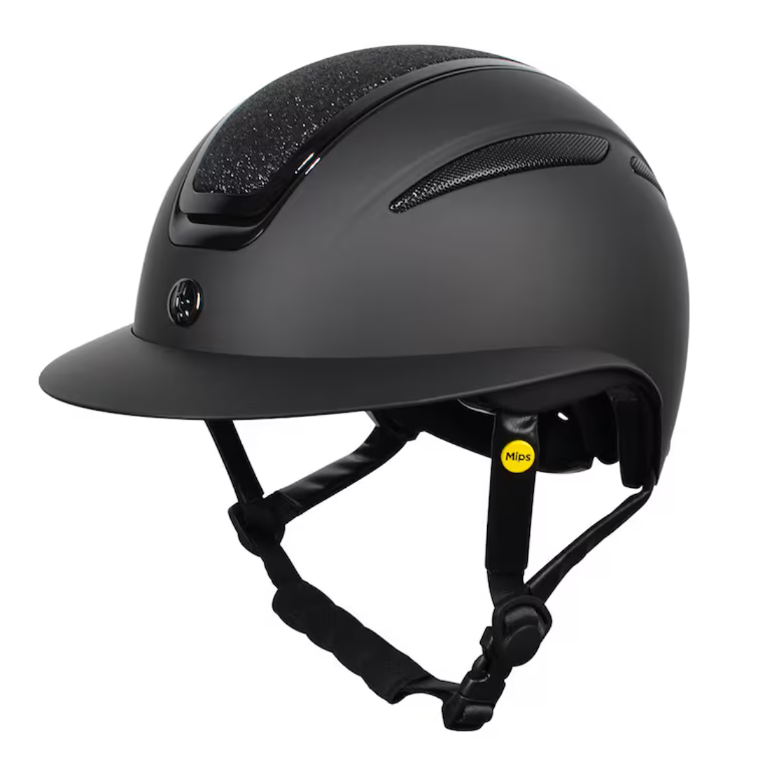 HANSBO SPORT RIDHJÄLM MIPS  AIR MATTE BLACK - 2