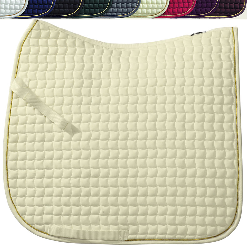 ESKADRON SADDLE PAD COTTON GOLD CORD DRESSAGE - 9
