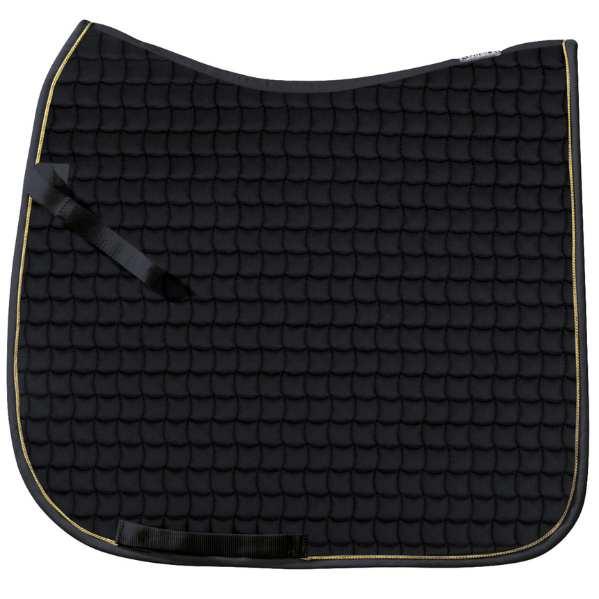 ESKADRON SADDLE PAD COTTON GOLD CORD DRESSAGE - 2