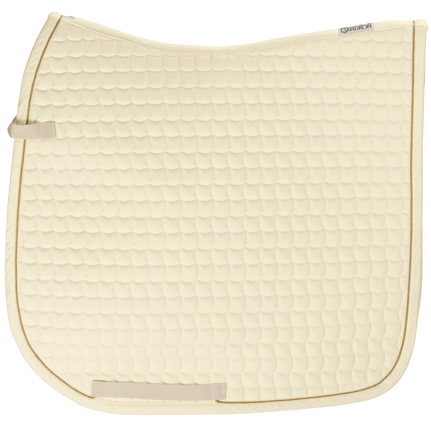 ESKADRON SADDLE PAD COTTON GOLD CORD DRESSAGE - 4