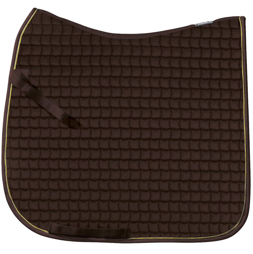 ESKADRON SADDLE PAD COTTON GOLD CORD DRESSAGE - 5