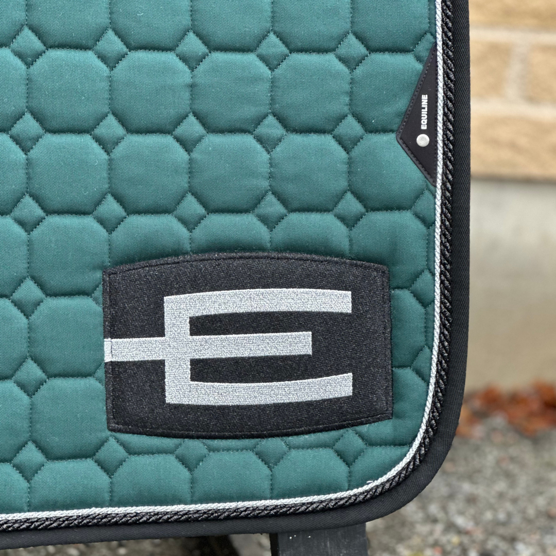 EQUILINE HOPPSCHABRAK MED E-LOGGA GREEN E22 GL.BLACK-GL.SILVER - 2
