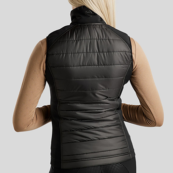 MONTAR EMMA HYBRID BODYWARMER VEST - BLACK