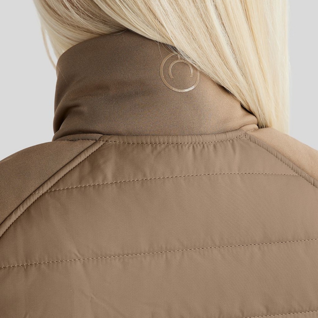 MONTAR EMMA HYBRID BODYWARMER VEST - TAUPE - 5