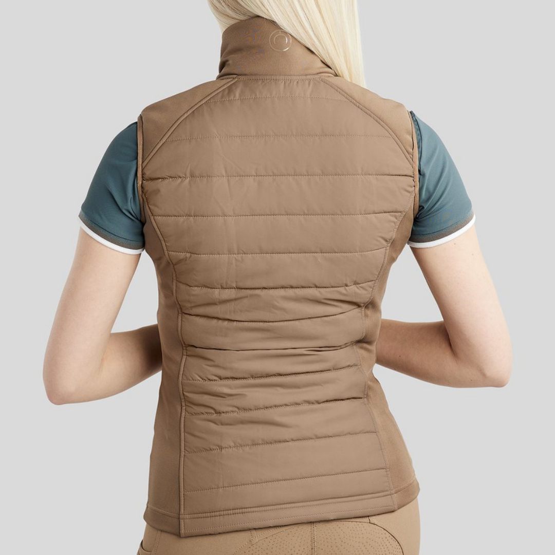 MONTAR EMMA HYBRID BODYWARMER VEST - TAUPE - 4