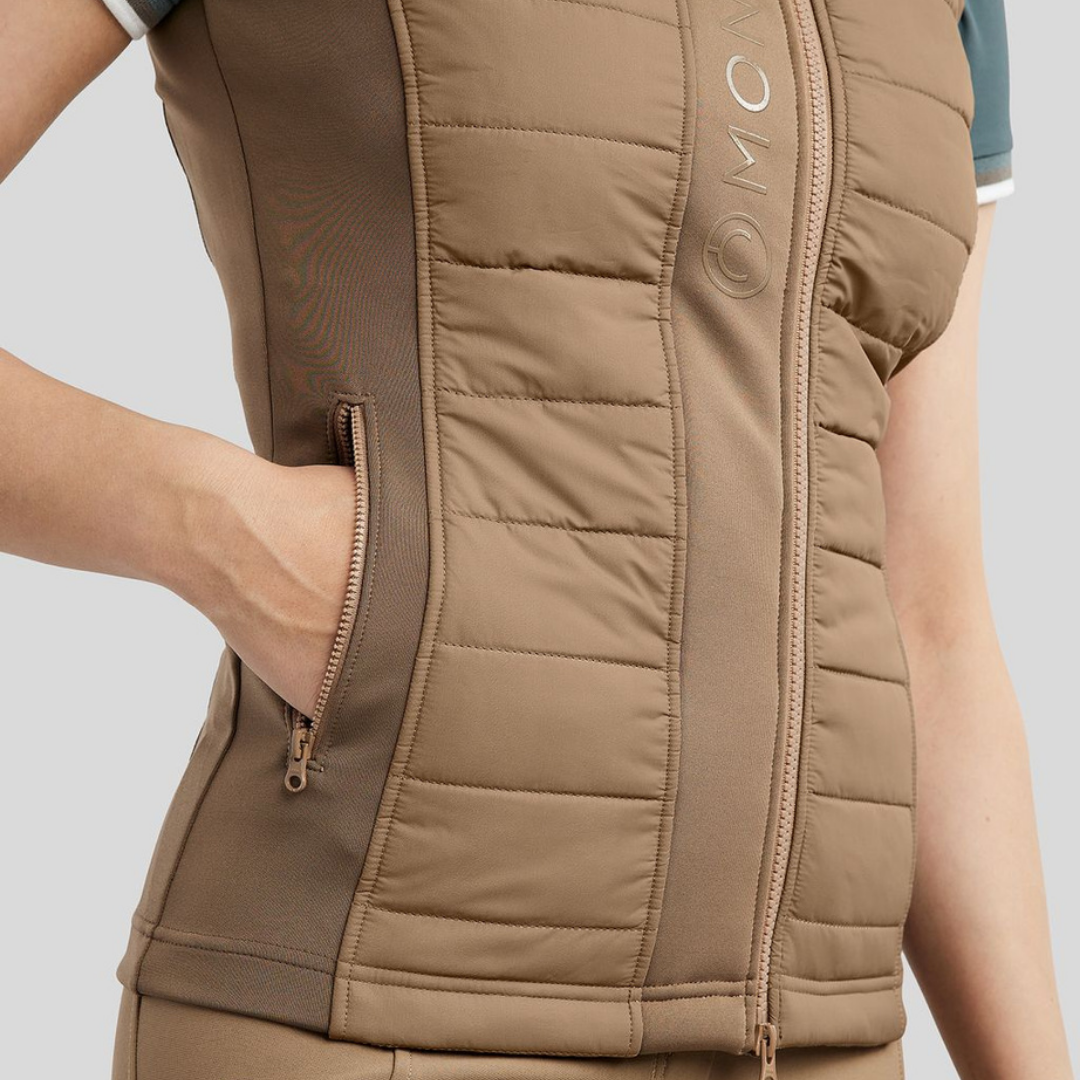MONTAR EMMA HYBRID BODYWARMER VEST - TAUPE - 3