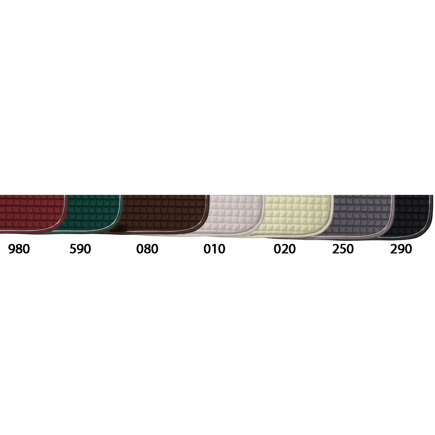 ESKADRON SADDLE PAD COTTON SILVER CORD DRESSAGE - 9
