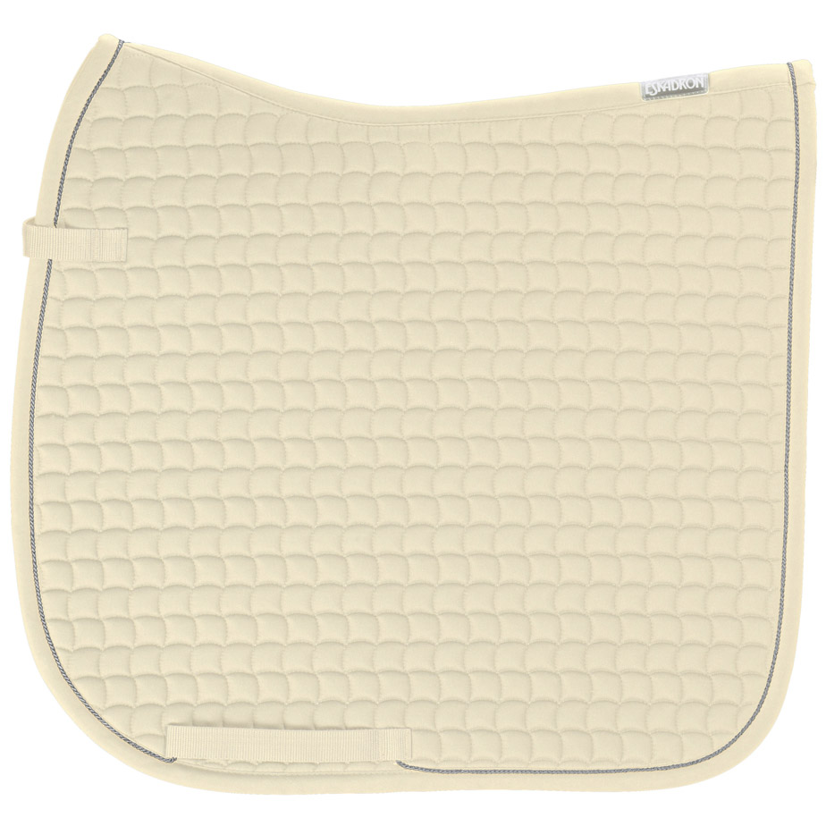 ESKADRON SADDLE PAD COTTON SILVER CORD DRESSAGE - 5