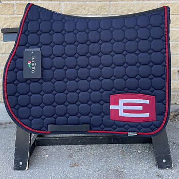 EQUILINE EQUILINE HOPPSCHABRAK BURGUNDY E-LOGGA + 1 PASSPOAL RÖD LOGGA OCH PASSPOAL