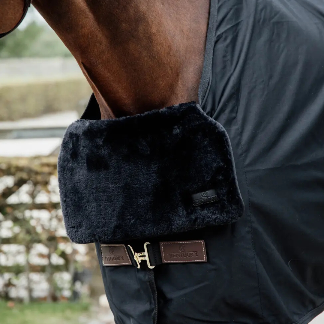 KENTUCKY HORSE BIB CHEST PROTECTION SHEEPSKIN - 2
