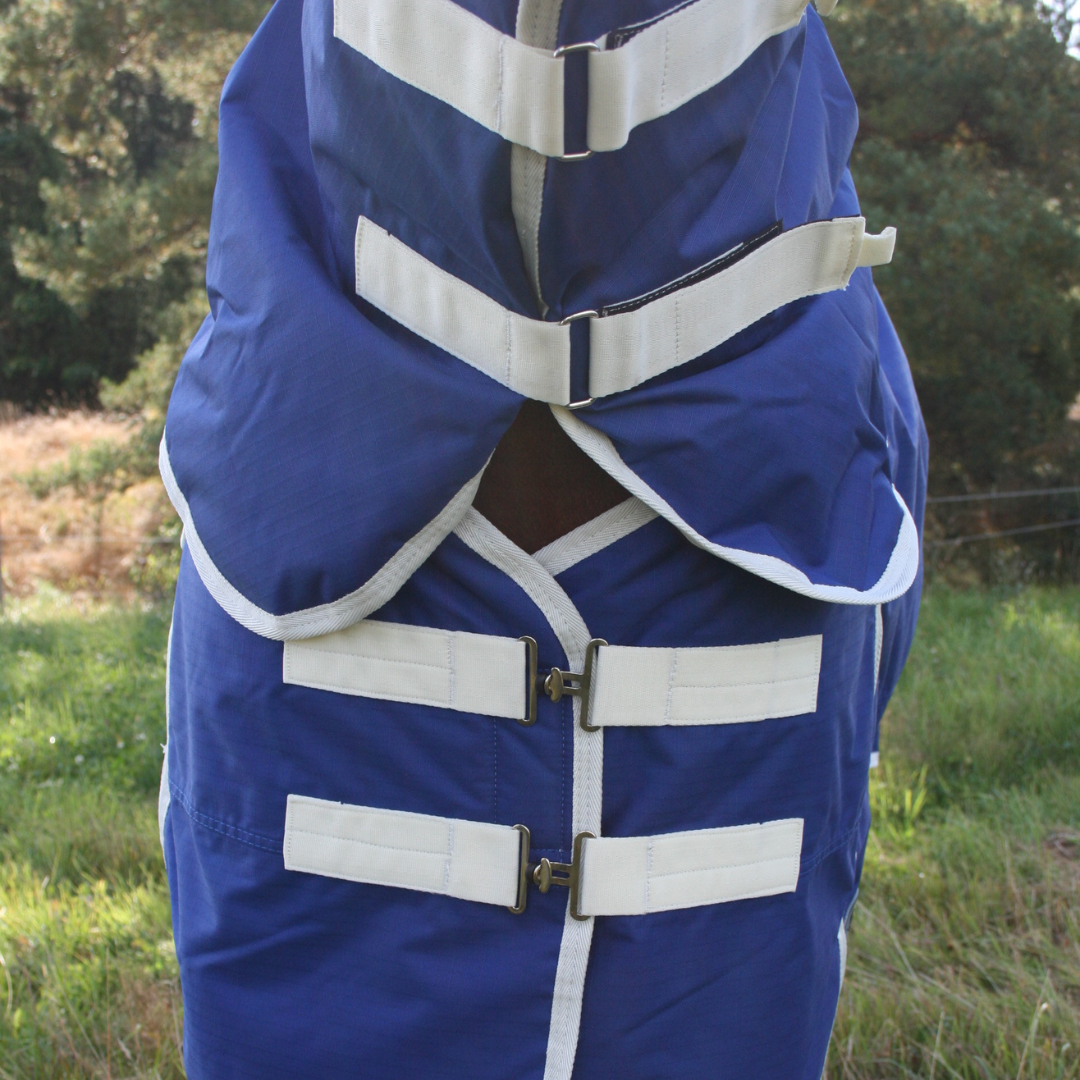 SWEDISH COLLECTION (LIPPO) 200GR PONY BLANKET 600D WITH REMOVABLE NECK. - 3