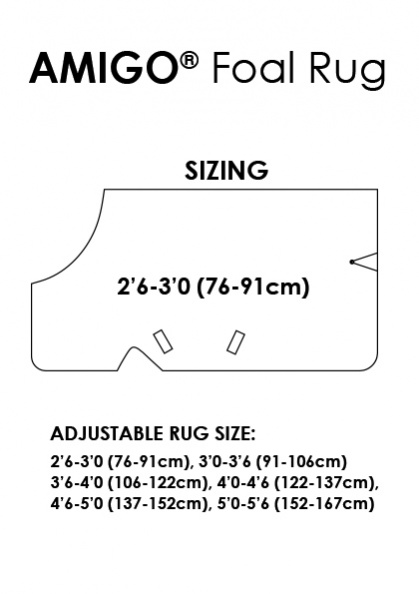 AMIGO RIPSTOP FOAL RUG 9 200GR - 9