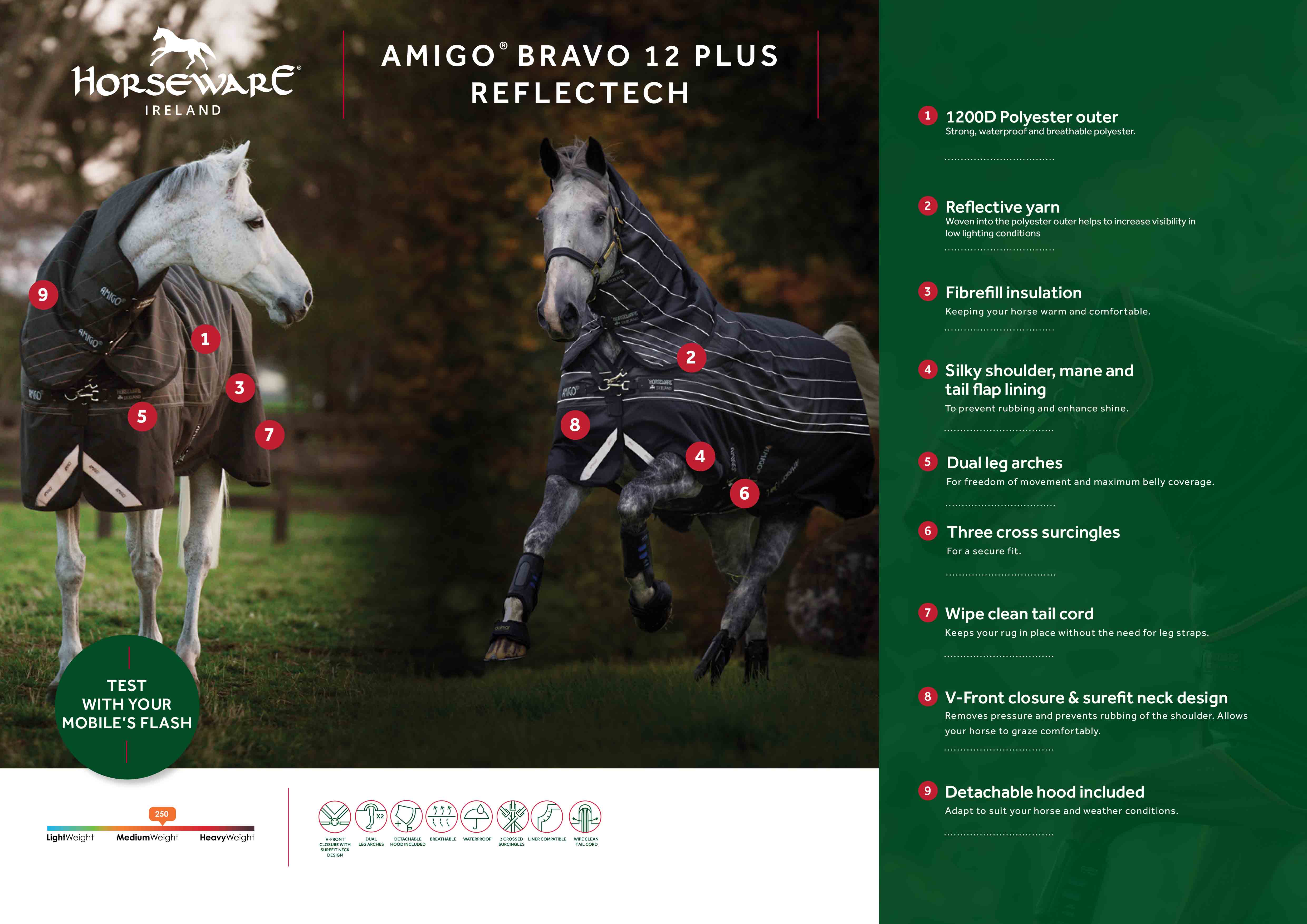 AMIGO BRAVO 12 REFLECTECH PLUS 250gram OUTGOING  - 8