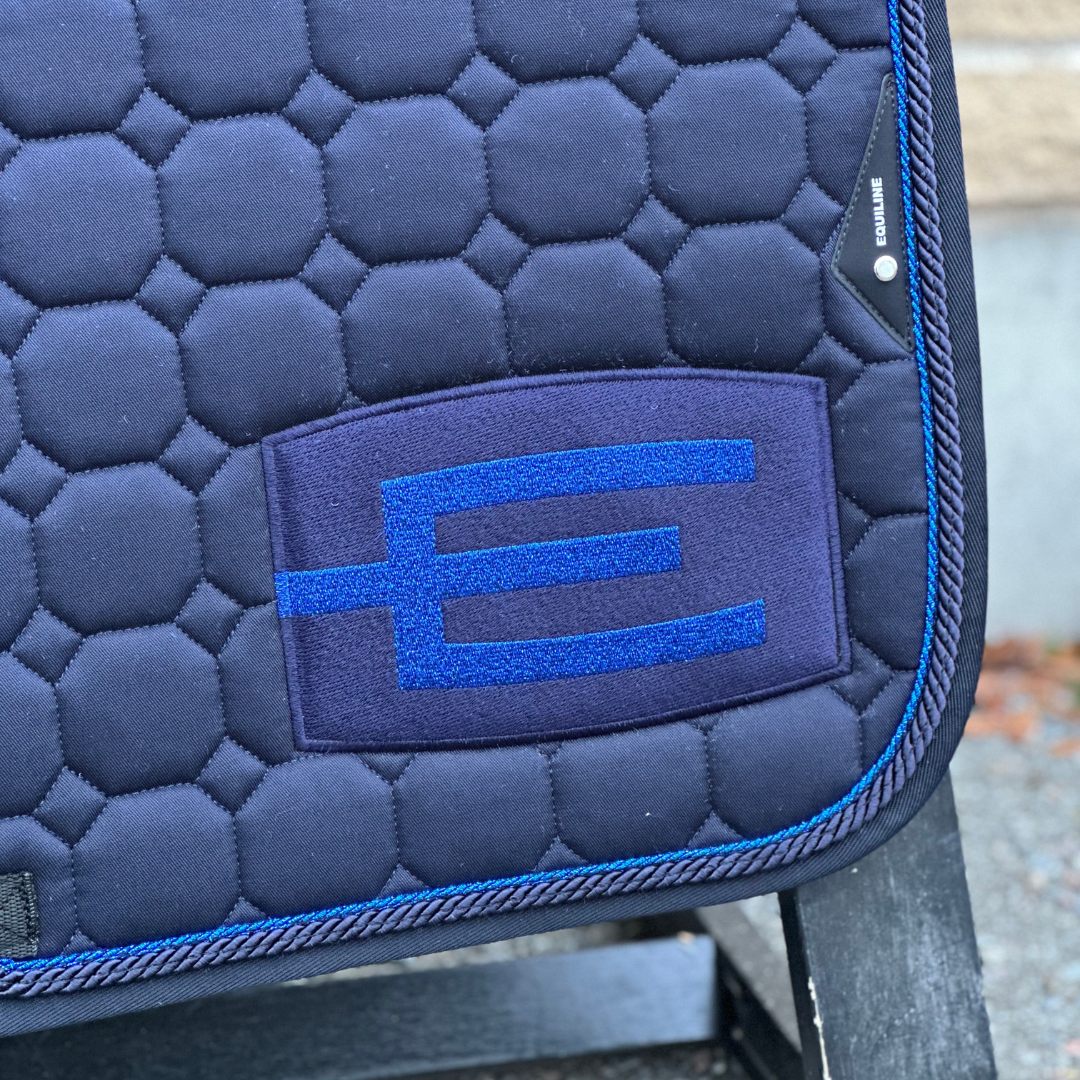 EQUILINE HOPPSCHABRAK MED E-LOGGA E58 BLUE-GL.BLUE P33+P100 - 2