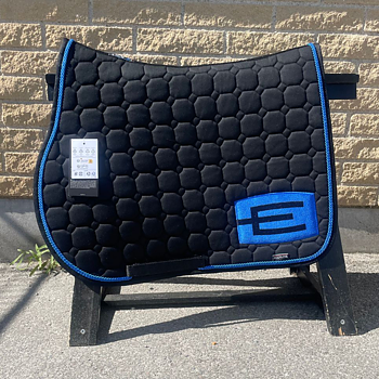 EQUILINE HOPPSCHABRAK MED E-LOGGA BLACK/ROYALBLUE