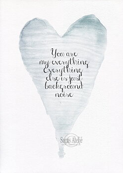 Kärlekstavla - My everything