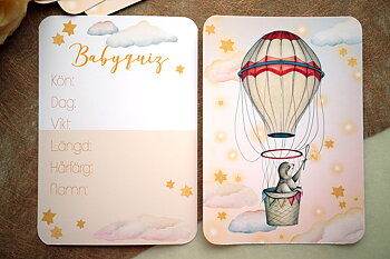 Babyshower gissningslek
