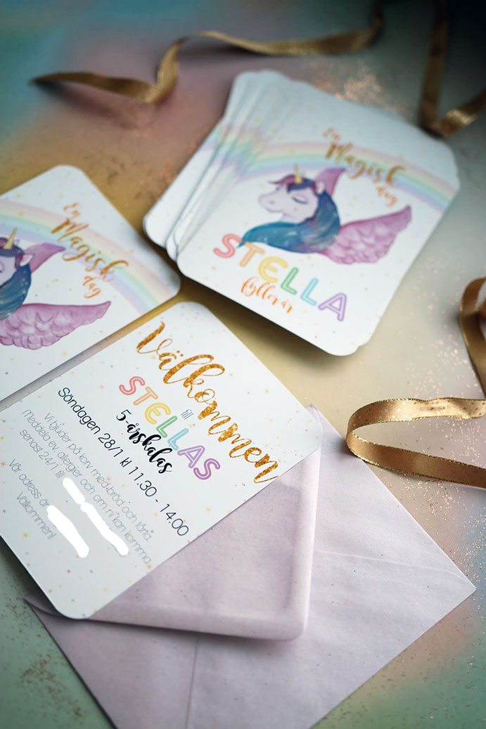 Invitation cards Alicorn - 6