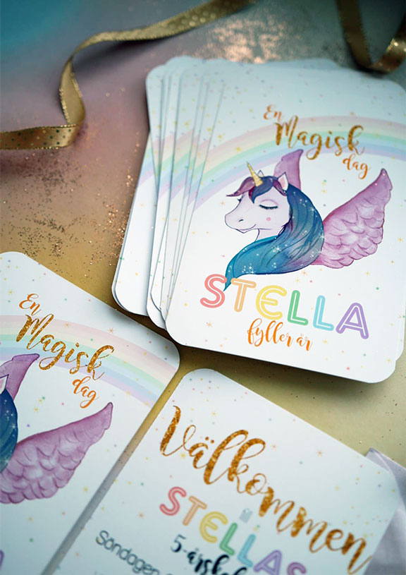 Invitation cards Alicorn - 4