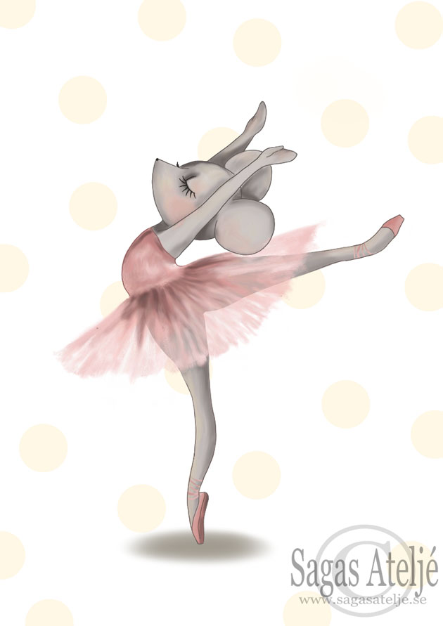 Ballerinamusen Elsa - 2