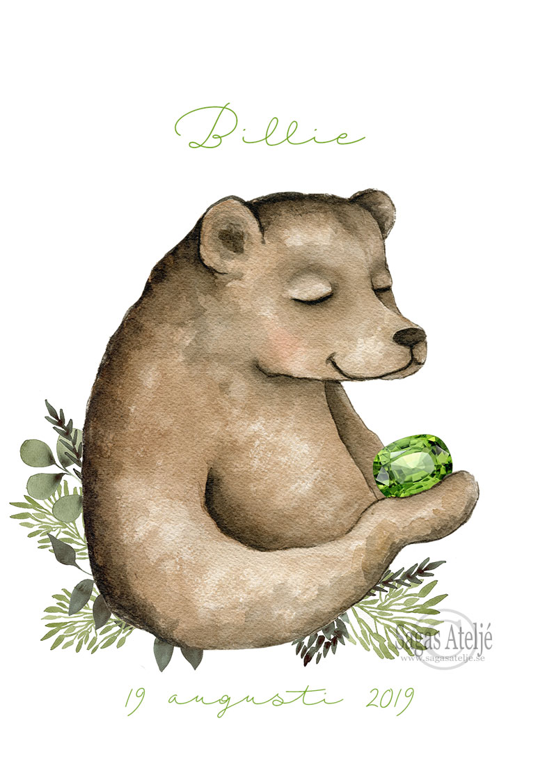 Birth stone Bear - 5