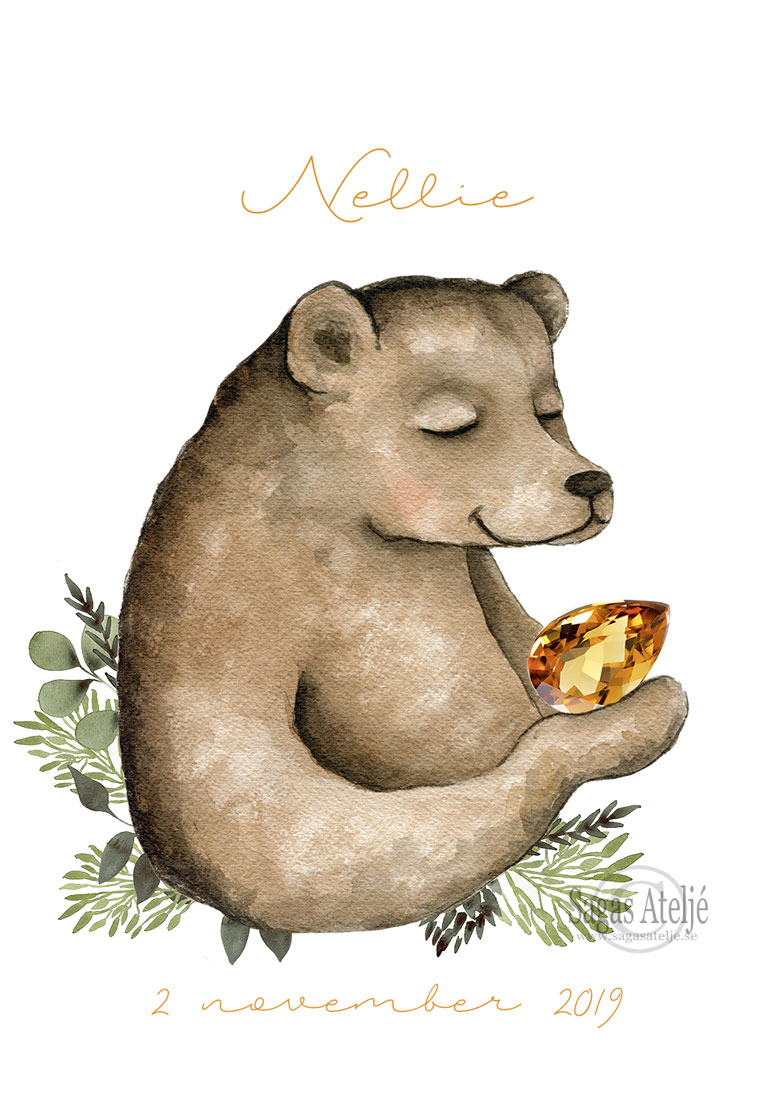 Birth stone Bear - 13