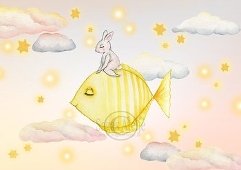 Above the sky - Kaninen Margaux och Fisken Arnault