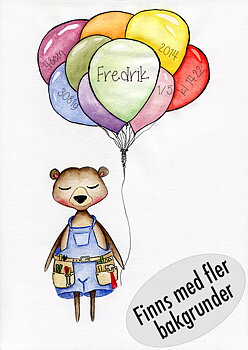 Doptavla - Björnen Freddy