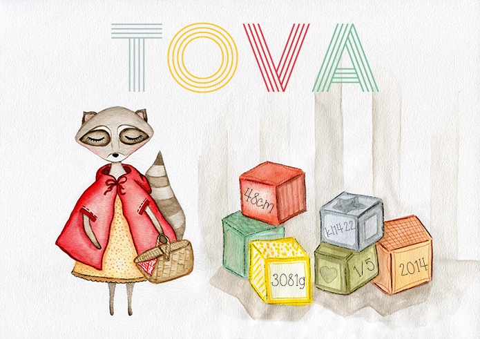 Doptavla - Tova Tvättbjörn - 5