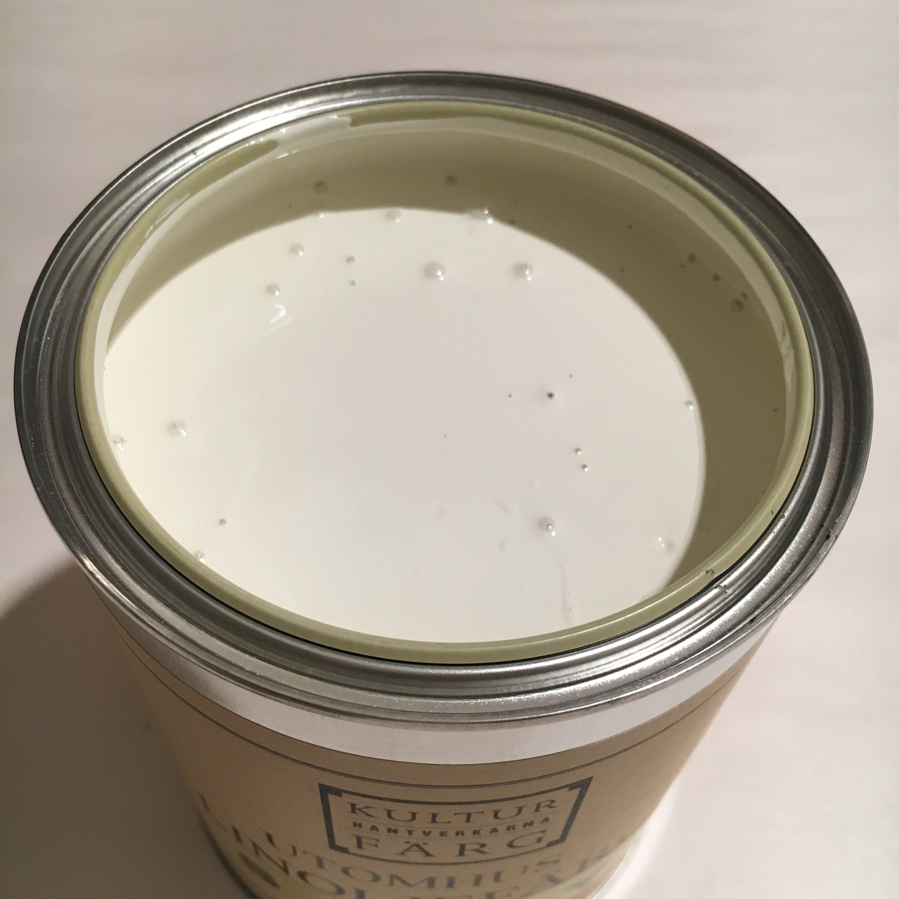 Linseed oil paints Stockholm white  0,25L - 2