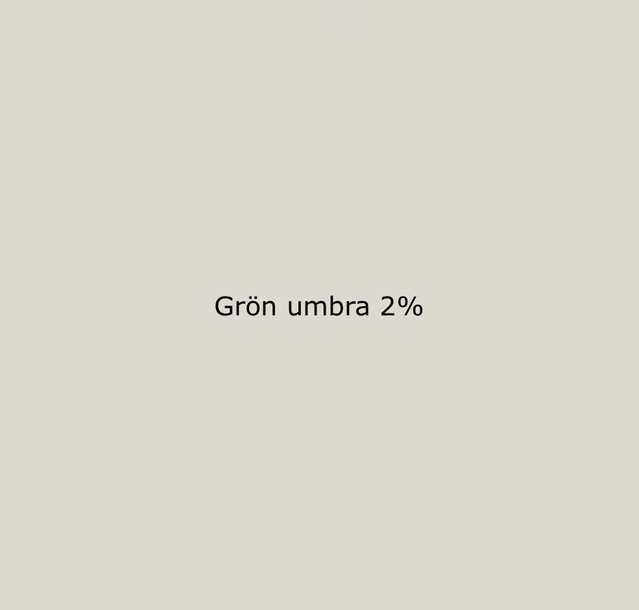 Linoljefärg Grön Umbra 2% 0,25L