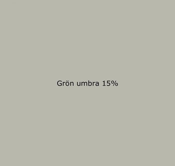 Linoljefärg  Grön Umbra 15% 0,25L