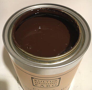 Linoljefärg  Järnoxidbrun 663 0,25 L