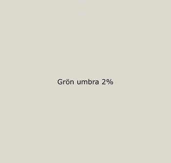Linoljefärg  Grön Umbra 2% 5L