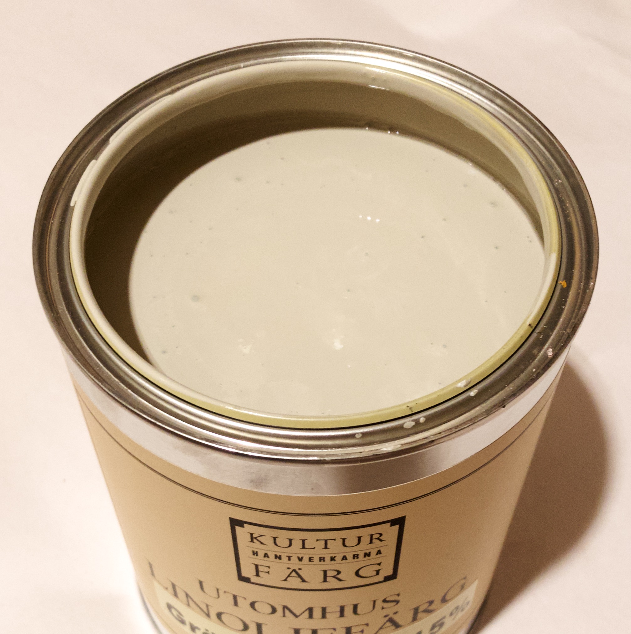 Linoljefärg  Grön Umbra 15% 1L - 2