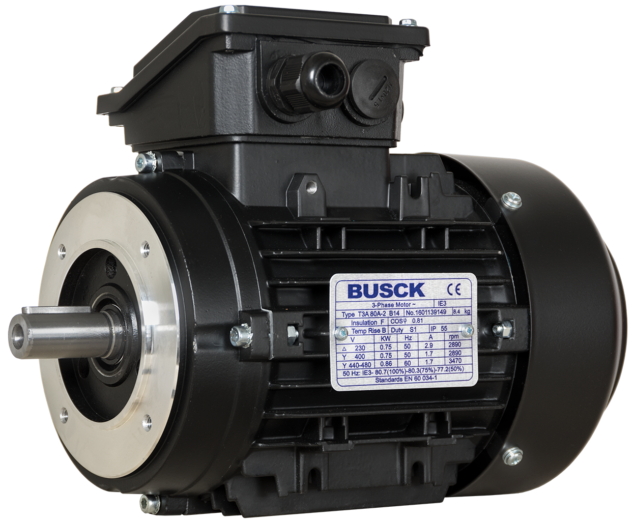 Elmotor 400V/230V 0,75Kw 1500Rpm B14 - SVITH.SE