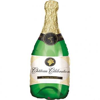 GRÖN CHAMPAGNE - FOLIEBALLONG