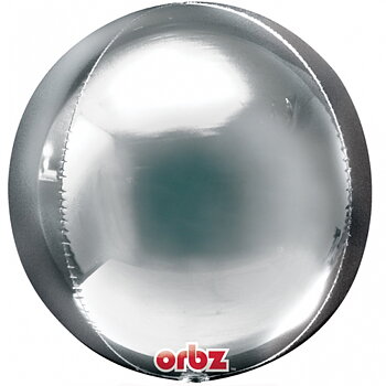 ORBZ SILVER FOLIEBALLONG 