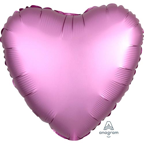 HJÄRTA- "Satin Luxe Flamingo" 45 CM