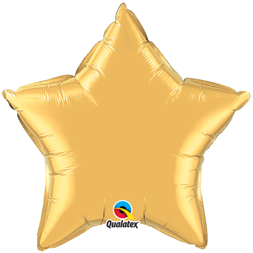 GULD METALL STJÄRNA 50CM
