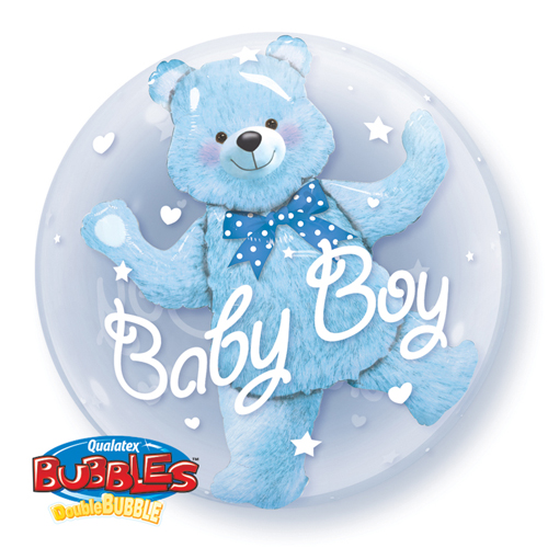 BLÅ  BABY BJÖRN BUBBELBALLONG