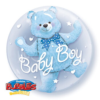 BLÅ  BABY BJÖRN BUBBELBALLONG