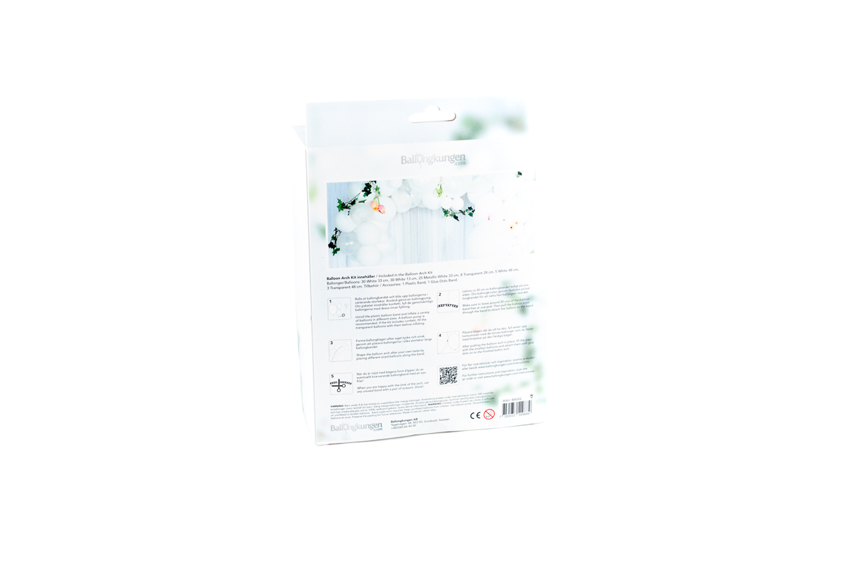Ballongbåge Kit - White - 2
