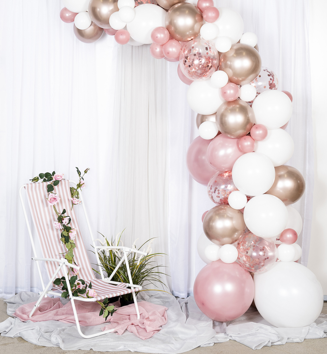 Ballongbåge Kit - Rose Gold