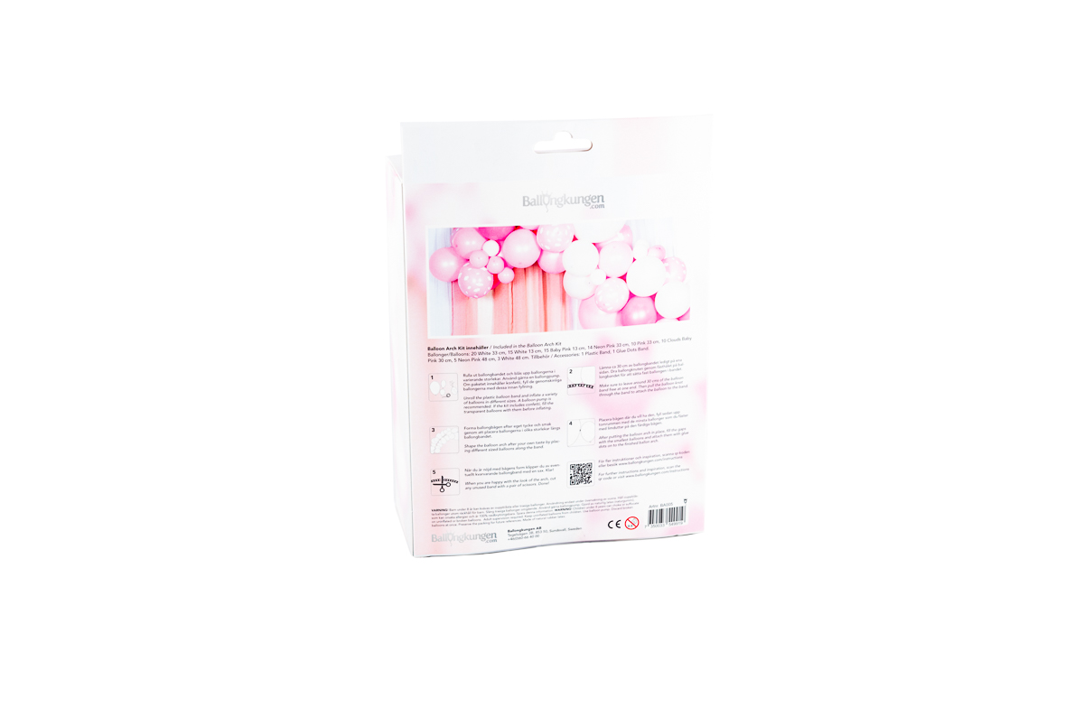 Ballongbåge Kit - Baby Pink - 2